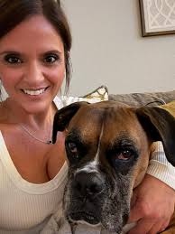 Bonnie and Daddy time! Her ears are down cause she "hurt" her foot ripping  after her ball!!! Starting the new year