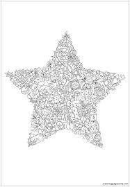 These alphabet coloring sheets will help little ones identify uppercase and lowercase versions of each letter. Christmas Star Coloring Pages Christmas Coloring Pages Coloring Pages For Kids And Adults