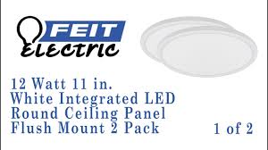 Check spelling or type a new query. Feit Electric 11 Inch Round Flat Panel Lights 1 Of 2 Music Only Youtube