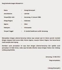 Kami akan mengarahkan anda secara. Contoh Surat Pernyataan Belum Menikah Dan Bersedia Tidak Menikah Contoh Surat