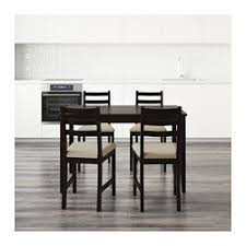 Lerhamn Table And 4 Chairs Black Brown Vittaryd Beige Ikea Homeee Casas Pequenas Decoracion De Casas Pequenas Sillas Negras