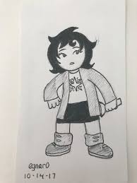Last, draw the wallaby's tail curving behind him. I Kinda Tried To Draw Joey In The Hiveswap Artstyle Homestuck
