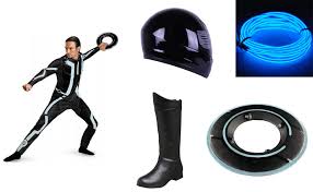 Sam Flynn From Tron Legacy Costume Carbon Costume Diy Dress Up Guides For Cosplay Halloween Original tron legacy movie costumes and props on display.