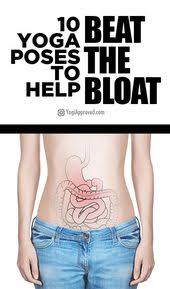 10 Yoga Poses To Beat Belly Bloat And Promote Digestion Yoga Poses Yoga Postures Bloated Belly