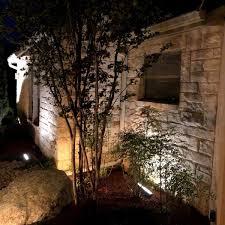 Hampton Bay Solar Black Outdoor Integrated Led Landscape Wall Wash Spot Light 49975 The Home Depot