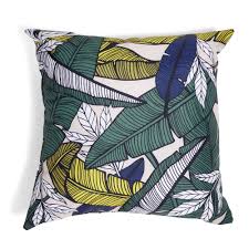 Coussin D Exterieur Carre Feuillage Tropical 40x40 Cm Coussin Et Tapis De Jardin Decoration De Jardin Jardin Et Plein Air Gifi