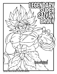 The original dragon ball manga previously received a digital color edition release in 2013, which was also. Broly Dragon Ball Super Coloring Pages Novocom Top