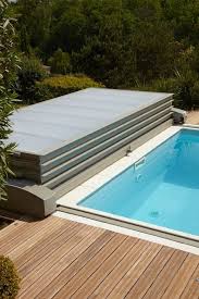 Abri Piscine Plat Motorise Replie Piscina Cubierta Piscina Bricolaje Piscinas Modernas