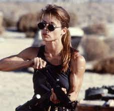 Arnold schwarzenegger, left, and linda. In Defense Of Linda Hamilton Arms The Body Positive Legacy Of The Terminator Heroine Vogue