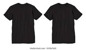 Download Blank T Shirt Template Black Tshirt Stock Vector Royalty Free 519367633