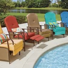 Extra Wide Outdoor Recliner With Cushion Outdoor Recliner Outdoor Furniture Outdoor