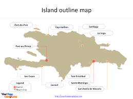 To the west of hispaniola islands (haiti & the dominican republic) and to the northwest of cayman islands. Hispaniola Map Free Templates Free Powerpoint Template