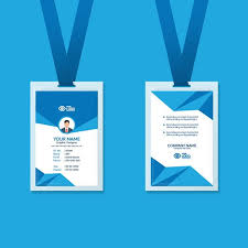 قالب تصميم بطاقة هوية الموظف employee id card business card psd card design