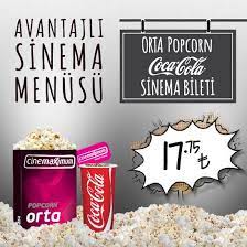 avantajli sinema menusu izmir park cinemaximum da sinema