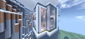 Collection of the best minecraft pe maps and game worlds for download including adventure, survival, and parkour minecraft pe maps. Cliffside Modern House Beta Minecraft Pe Maps Minecraft Central