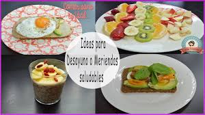 Y también debe serlo la alimentación. Ideas Para Desayunos O Meriendas Saludables Comer Sano Es Facil Youtube