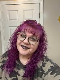 First time dye wig job with blue hair