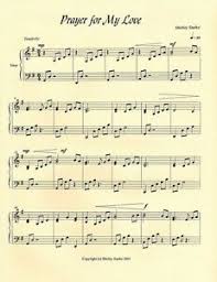 We pray especially for those who have lost their voice and feel silenced or oppressed. Prayer For My Love Harp Sheet Music Ideal For Wedding Ebay