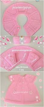Tam 12 Adet Orgu Bebek Yelek Modeli Resimli Anlatimli Yapilisi Baby Knitting Patterns Bebek Yelek Bebek