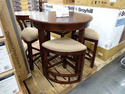 Bailee 6 piece solid wood dining set. Broyhill Lenoir 5 Piece Counter Height Dining Set Counter Height Dining Sets Counter Height Dining Table Set Round Dining Room Sets