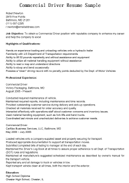 Driver trainee resume October 2021
