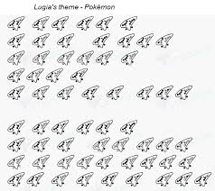 Pokemon Lugia S Theme Lugia S Song Ocarina Tabs Music Tabs