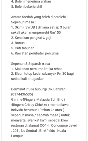 The berkat ialah tempat mencari kerja kosong untuk golongan b40 dan m40. Kerja Kosong Area Kl Sentral