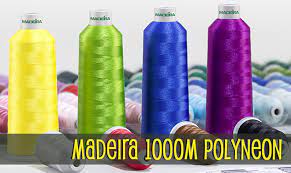 These factors also affect the overall. Madeira Polyneon 1000 Meter Polyester Embroidery Thread Spools