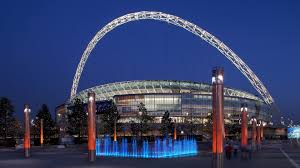 Wembley stadium is a football stadium located in wembley park in london. Wembley Stadium Populous