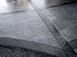 Your front porch is one of the first things people see when they go to your house, and this will make your front porch floor look like tile, which is more attractive than bare concrete, and the if you aren't changing the color of your concrete front porch, you'll need furniture that matches the grey concrete. Stamped Concrete Stained Concrete Driveway Stamped Concrete Driveway Textured Concrete Patio