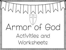 You can use the first coloring sheet several different ways. Armor Of God Activities And Worksheets Packet Tracing Coloring Games Flashca
