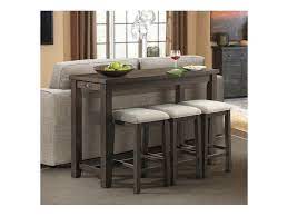 It is where you gather around with your family and friends to make the most memorable moments together. Elements Stone Counter Height Bar Table Set With Three Stools Royal Furniture Pub Table And Stool Sets