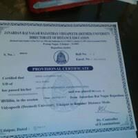 Rajasthan Vidyapeeth University Regarding Certificate Verification Gujarat vidyapeeth, started by mahatma gandhi, aimed at preparing youth to serve and uplift the rural masses; rajasthan vidyapeeth university
