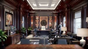 The modern style architectural villa was indeed a very in demand concept nowadays. Pin By Office Interior On Home Office Luxury Office Interior Home Office Design Luxury Office