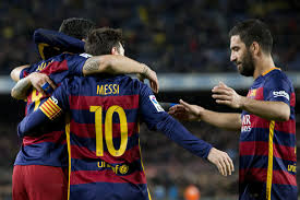 Óscar mingueza, gerard piqué, clement lenglet; Suarez Scores Four As Barcelona Slaughter Valencia 7 0 Daily Sabah