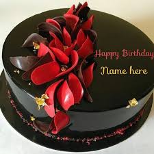 Happy Birthday Cake For Himanshu Get Your Name On Black Current Chocolate Birthday Cake Awesome Name Cake For Birthday Wishes Chocolate Decorated Name Cake Photo Write Na Birthday Cake Chocolate