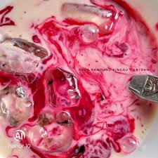 Air sirap bandung is an added milk syrup drinks. Cara Buat Air Sirap Bandung Soda Cincau Memang Padu Daily Makan