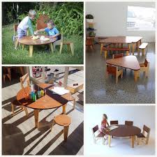 Inspire fun and creativity with this fun children's table and chair set. Tables A Range Of Heights Shapes And Sizes