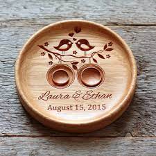 Handmade Custom Wood Wedding Ring Holder Lovebirds Ring Bearer Pillow Alternative R Porta Aliancas De Madeira Porta Alianca Casamento Aliancas De Casamento