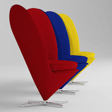 Heart Cone Chair 3d Model 10 Max Free3d