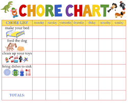 chore charts for multiple children chore chart the paro