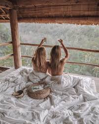 Aperitivo Time In Our Jungle Treehouse Martini Is Always A Good Idea Evaczarnocka Bali Ubud Playwithtime Martini Tree House Bali Girls Bali Holidays