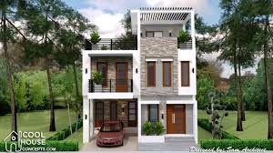 Story two features the guest bedrooms and office space; Single Attached Two Storey Concept With 3 Bedrooms Cool House Concepts