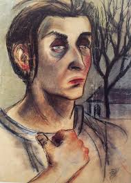 The Nazi deemed her art as "degenerate" and in 1940 killed 40 years old  Elfriede Lohse-Wächtler with gas in a basement room disguised as a shower,  at the Pirna-Sonnenstein killing center in