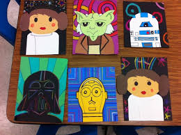 Drip Drip Splatter Splash Star Wars Pop Art Elementary Art Projects Kids Art Projects