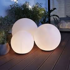 Boule Lumineuse Bobby Blanche O60 Cm E27 Idees Jardin Boule Lumineuse Boule Lumineuse Exterieur Et Castorama