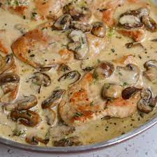 Chicken And Mushrooms Recipe Stuffed Mushrooms Recipes Mushroom Dish