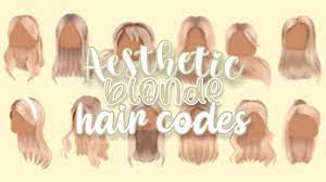 Check spelling or type a new query. Aesthetic Blonde Hair Codes Roblox Youtube