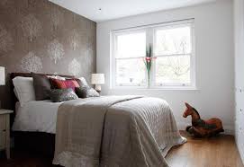 Bedroom Minimalist Modern Small Master Bedroom Decorating Ideas With Brown Wallpaper Small Master Bedroom Decorating Ideas Bedroom Design Small Master Bedroom