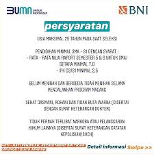 Surat pernyataan tidak menikah selama kontrak 1 tahun saya yang bertanda tangan di bawah ini : Open Recruitment Bina Bni Wilayah Loker Nasional Id Facebook